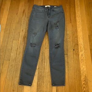 Pacsun Ripped Gray Jeans